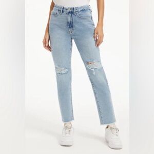 NWT Good American THE WEEKENDER JEAN | INDIGO111 - INDIGO111 / size 12